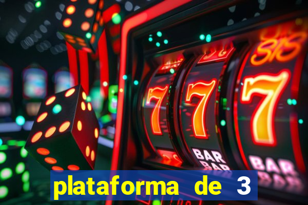 plataforma de 3 reais jogo